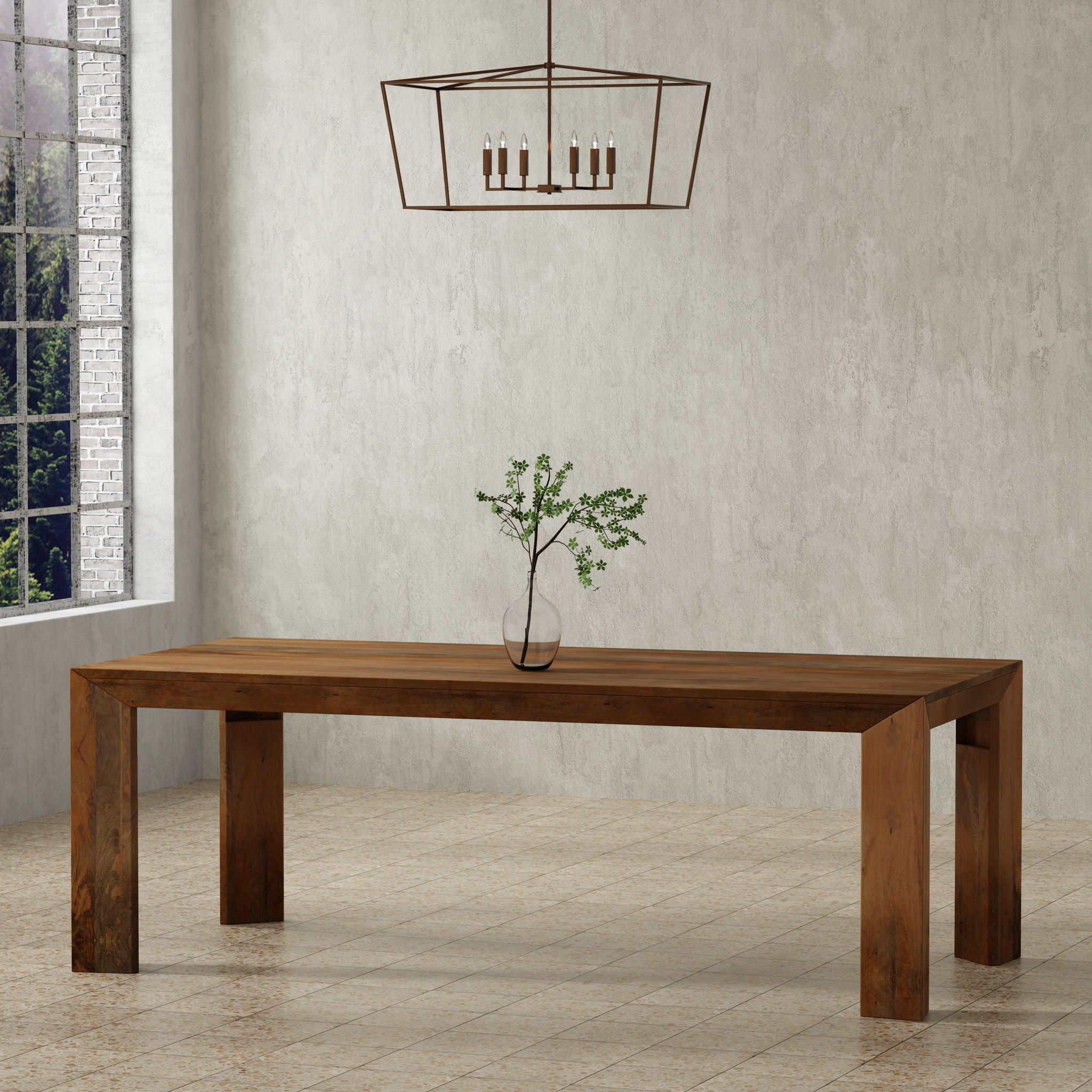 Crossings - Downtown Rectangular Dining Table - Amber