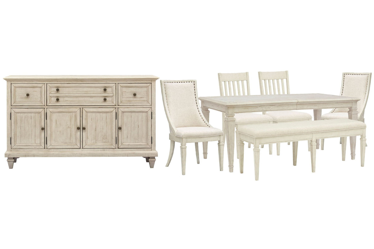Newport - 7 Piece Extendable Rectangular Dining Table Set