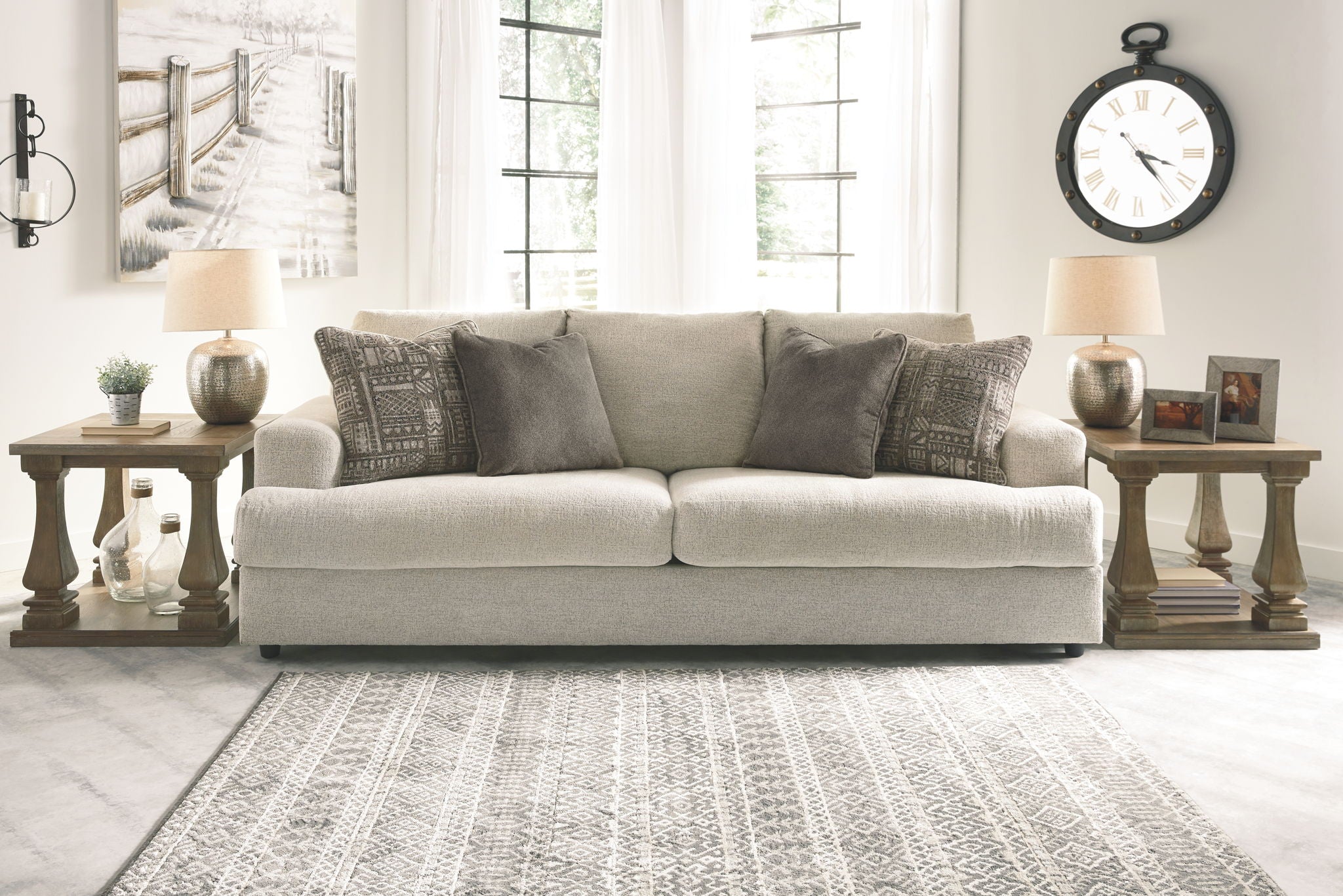 Soletren - 2 Pc. - Sofa, Loveseat - Stone