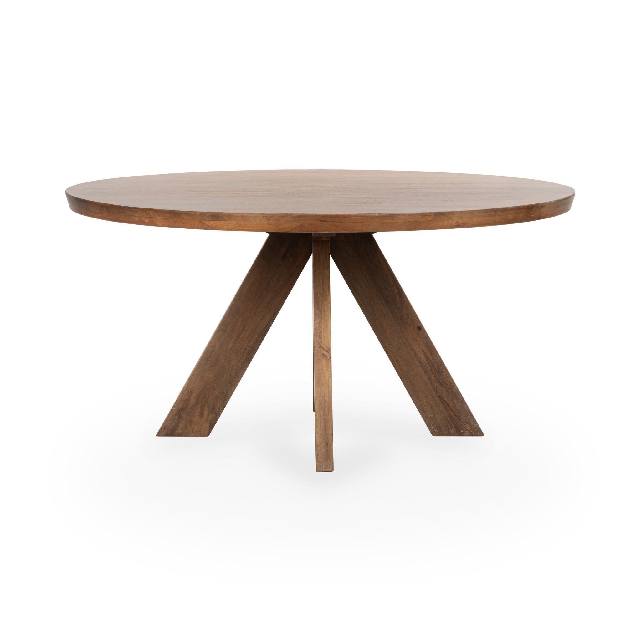 Rodrigo - Round Dining Table - Hickory Brown