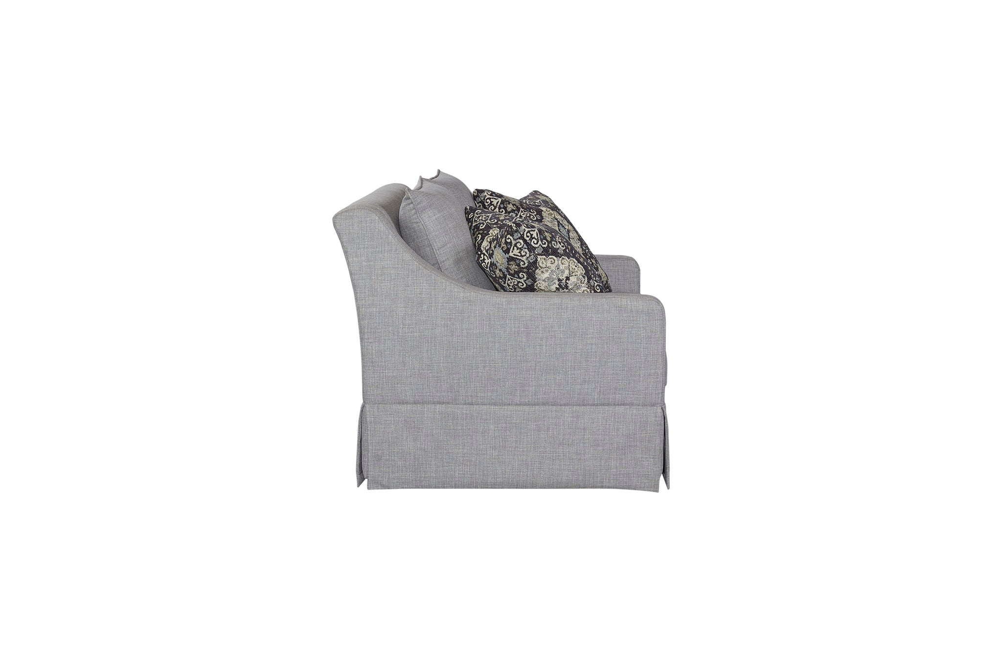 Citrus Heights - Loveseat With 2 Pillows - Gray