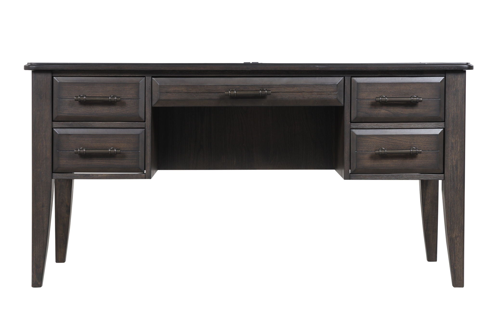 Bellamy Lane - 5 Drawer Desk - Mahogany