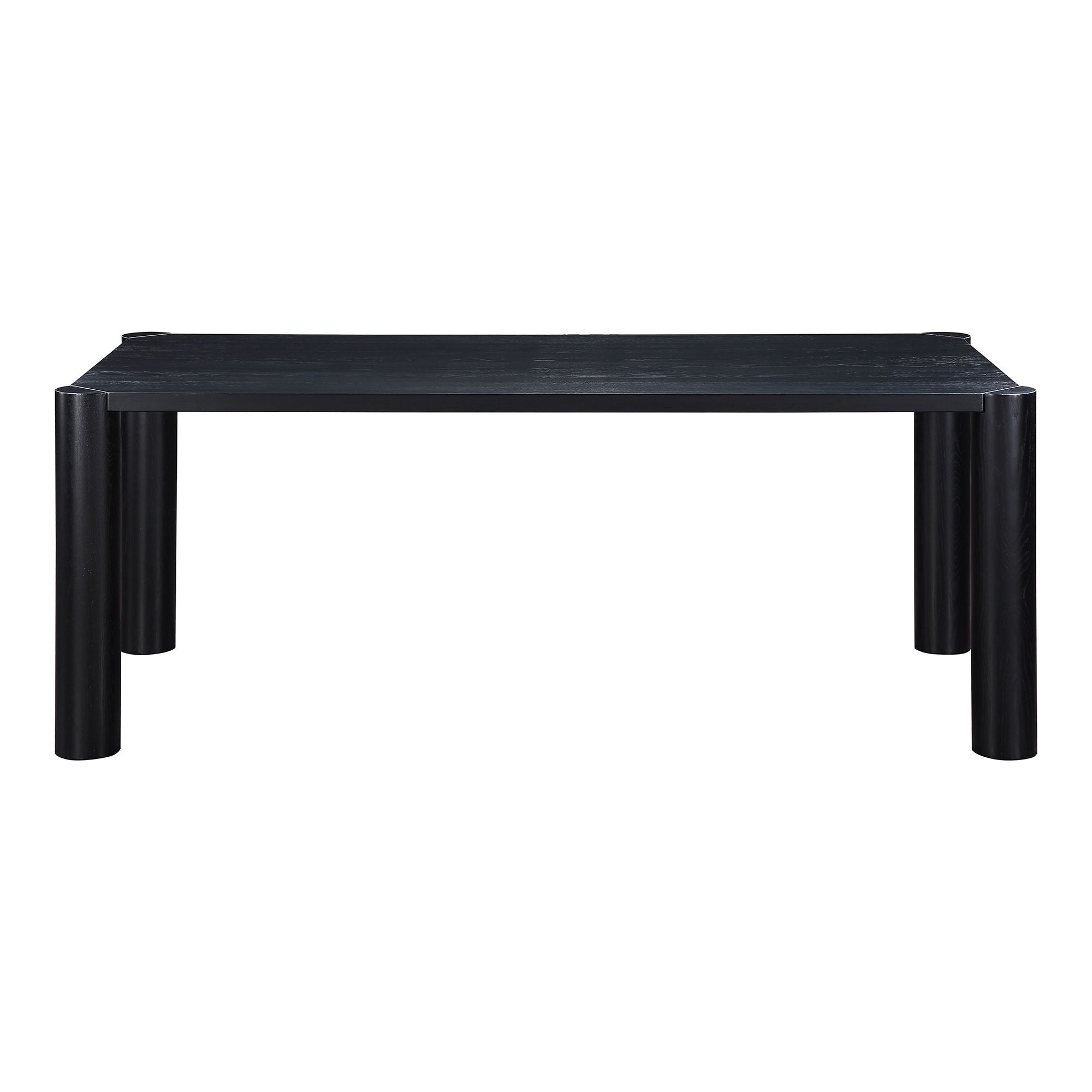 Post - Small Dining Table - Black Oak