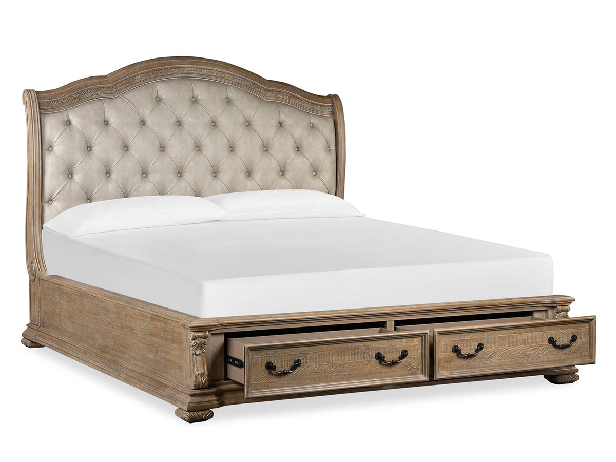 Marisol - Upholstered Sleigh Storage Bedroom Set