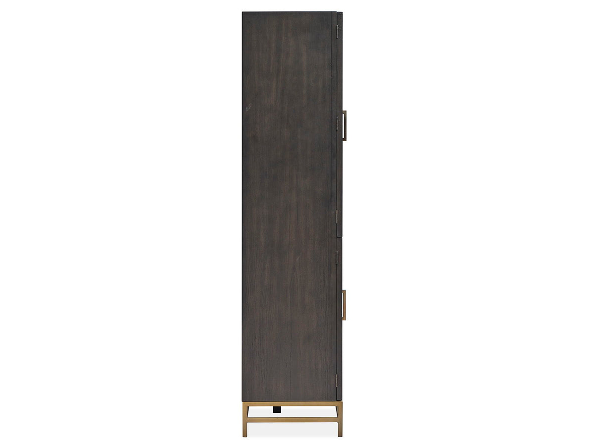 Lindon - Two Tone Dining Cabinet - Dark Brown