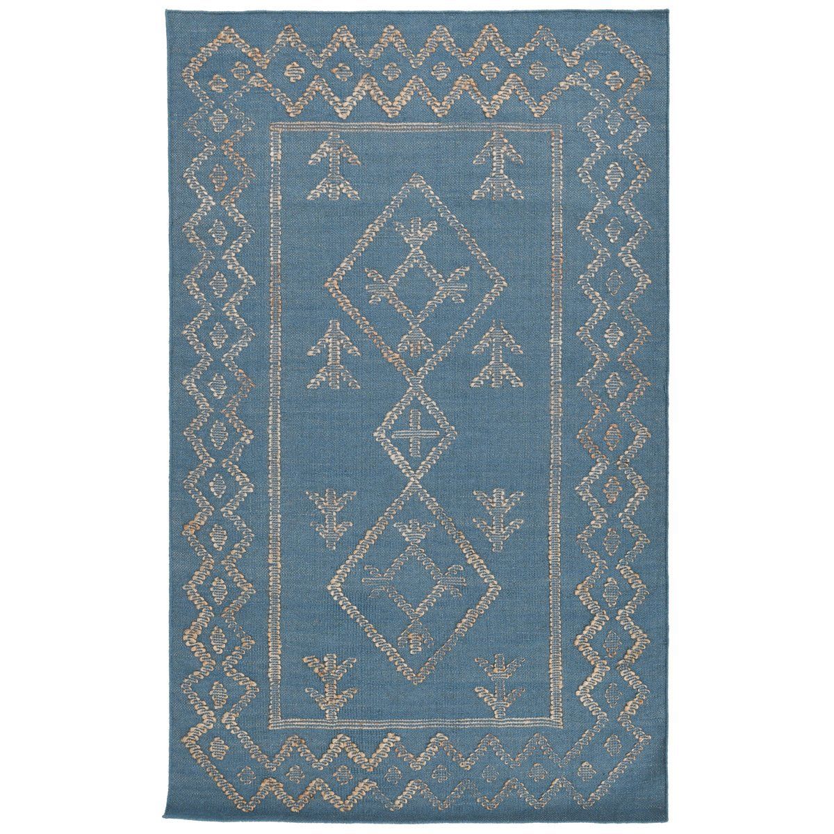 Comporta - 2' x 3' Lagos Rug - Blue / Natural