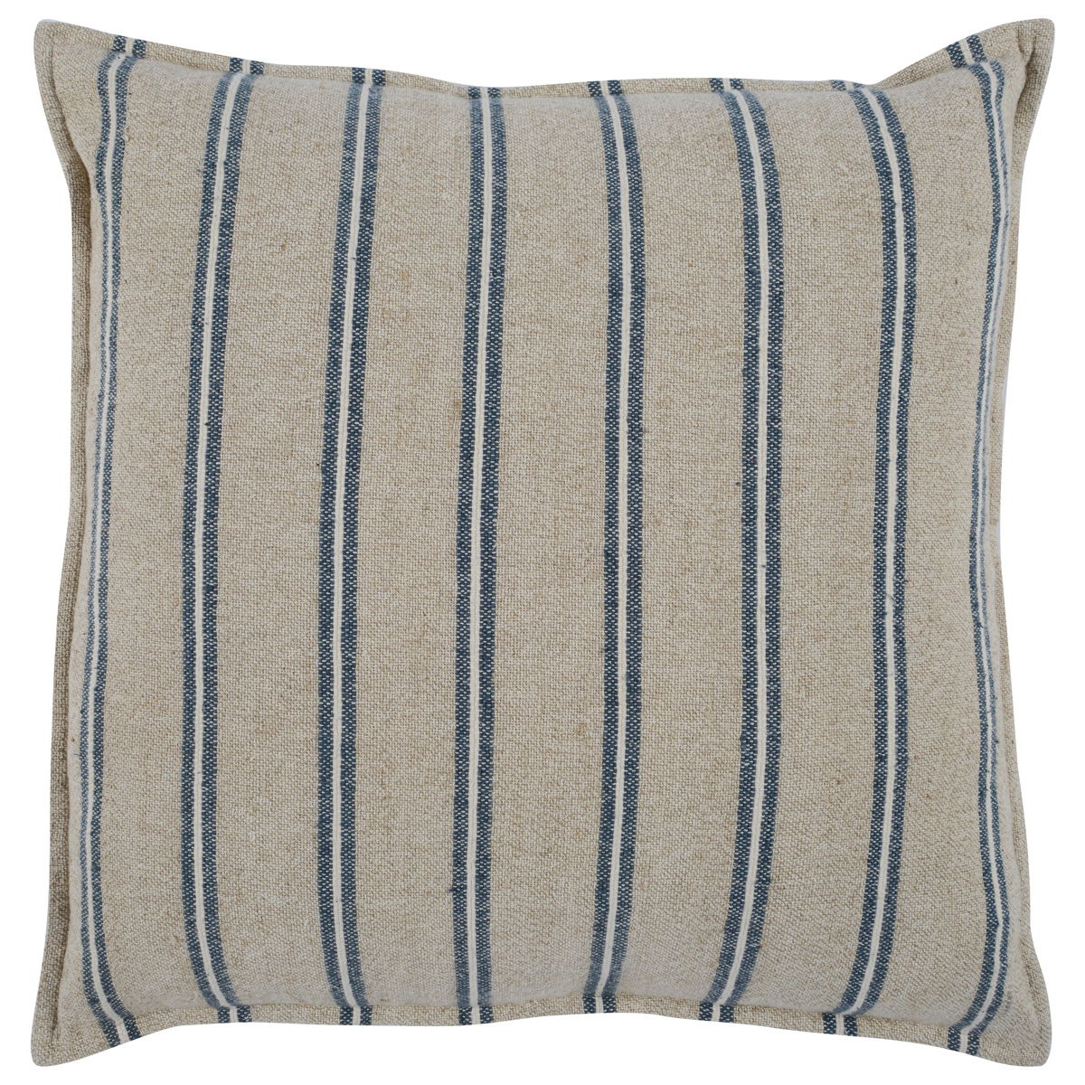Delgada - 26" x 26" Pillow - Natural / Blue