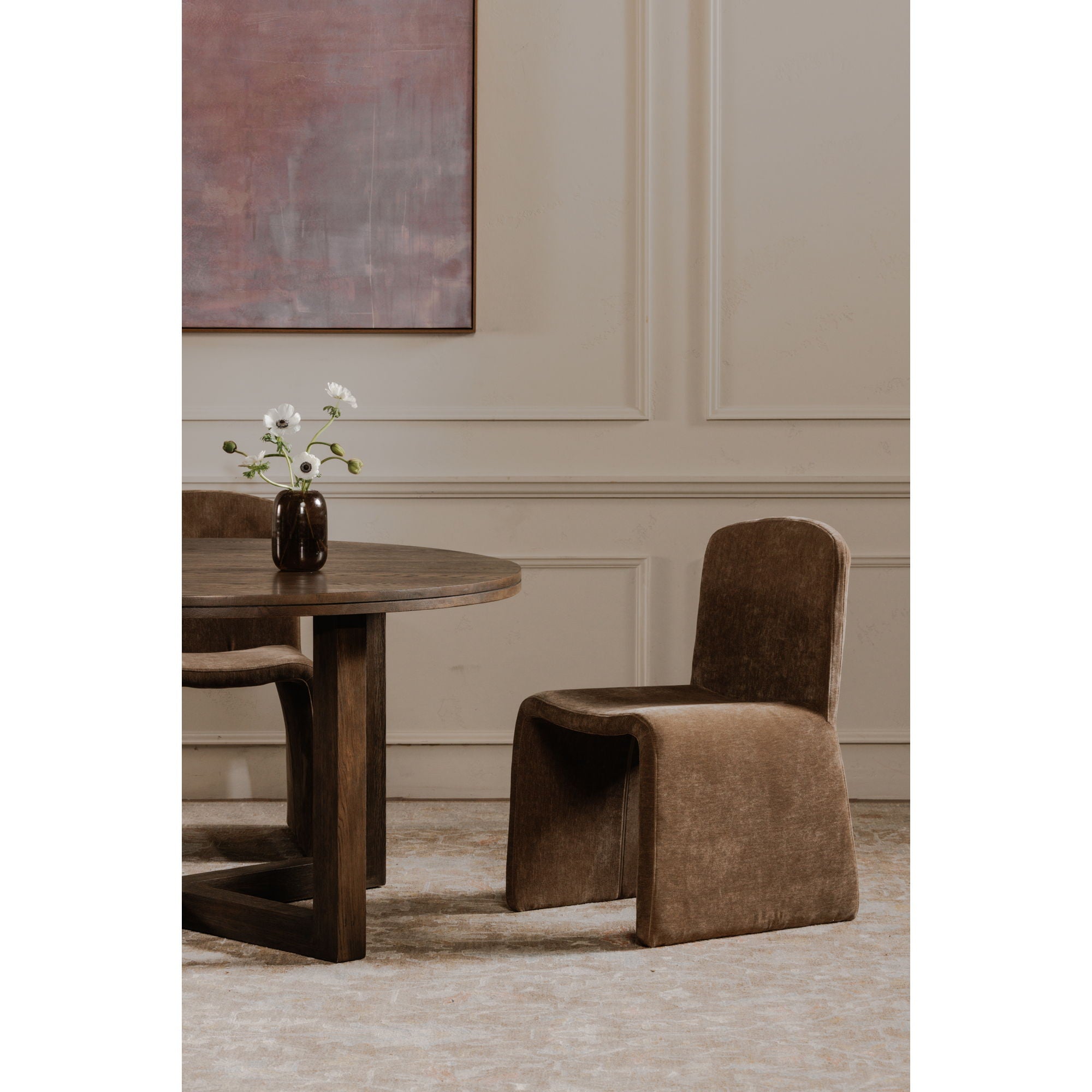Ella - Side Chair - Light Brown