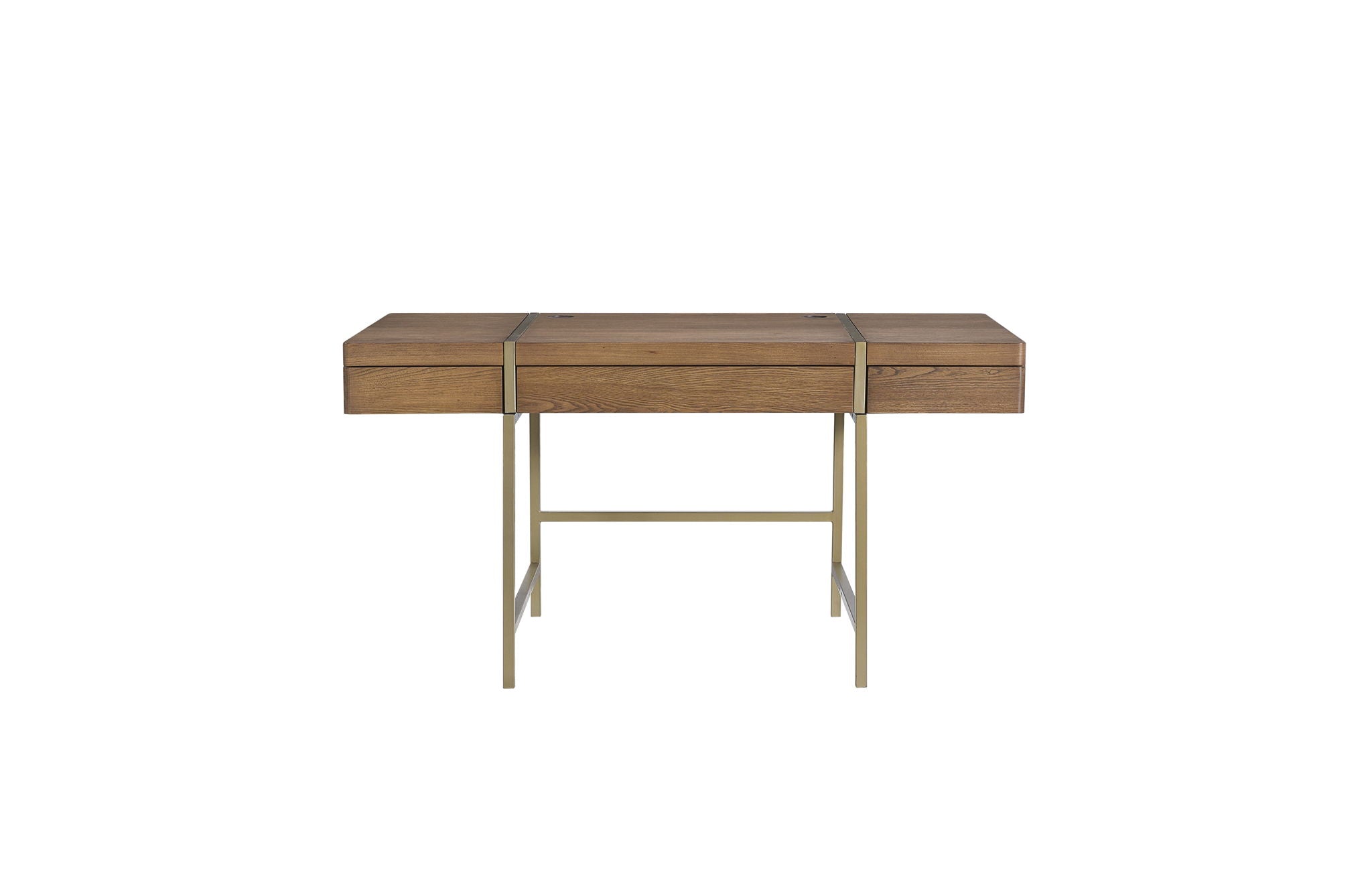 Elure - Writing Desk With USB - Latte