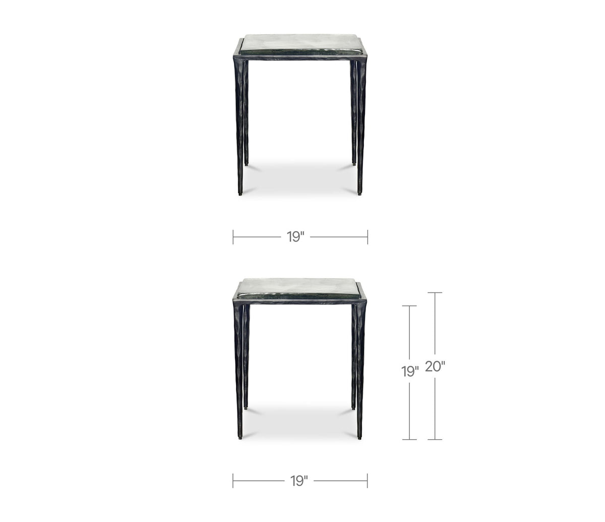 Mari - Side Table - Clear