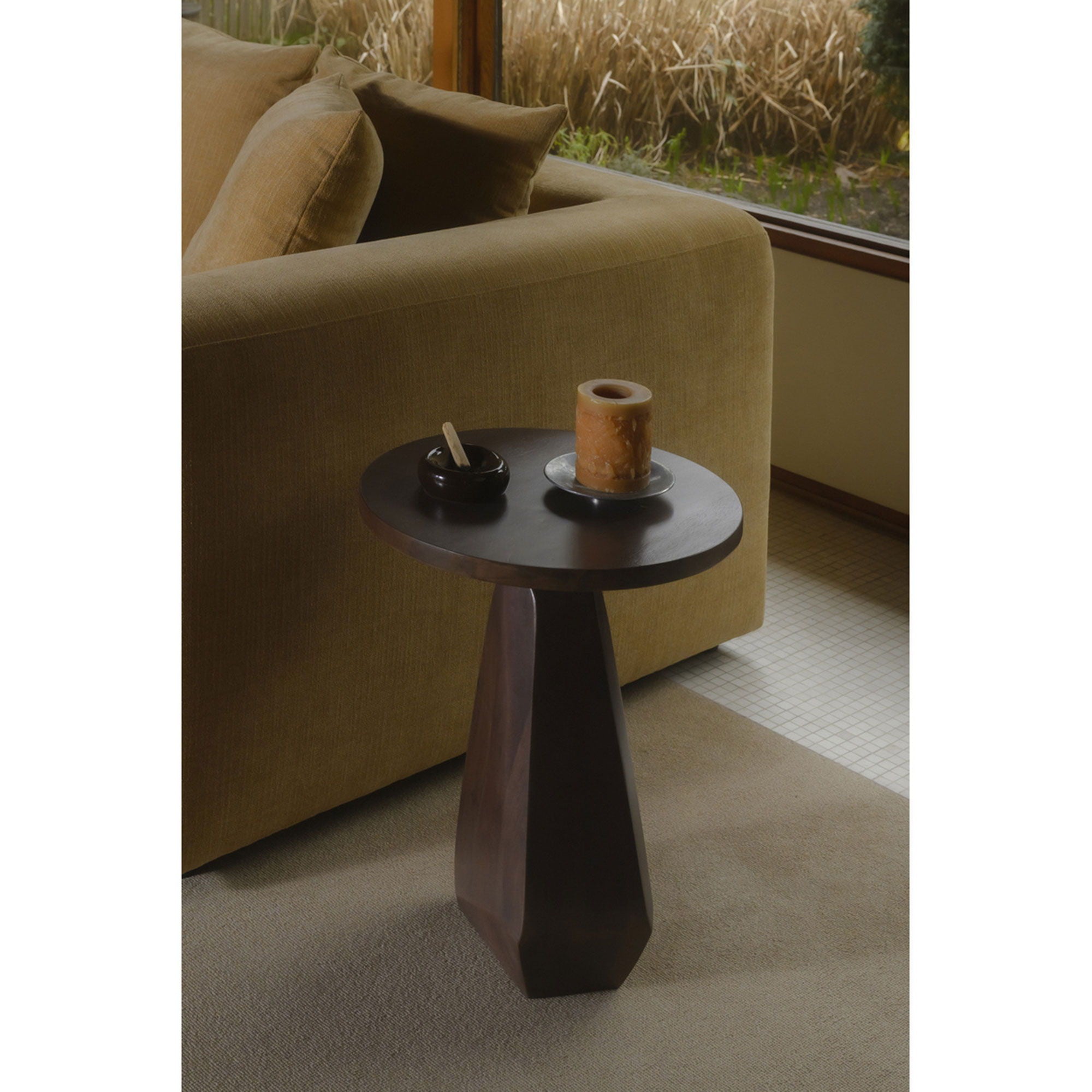 Harley - Side Table - Dark Brown