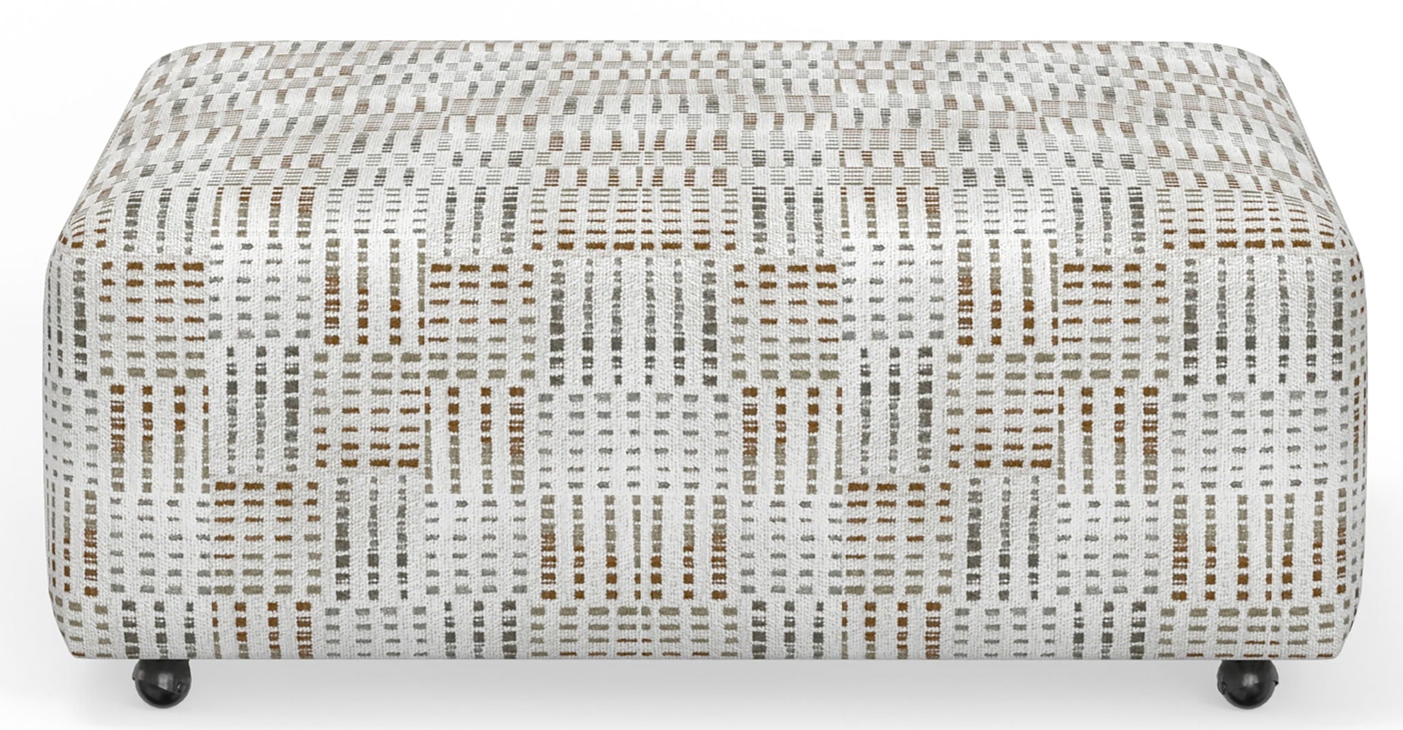 Kellen - Castered Cocktail Ottoman - Morocco