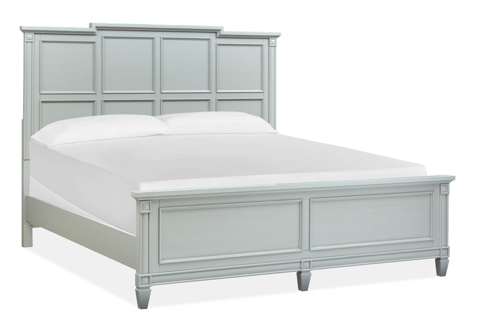Glenbrook - Complete California King Panel Bed - Pebble