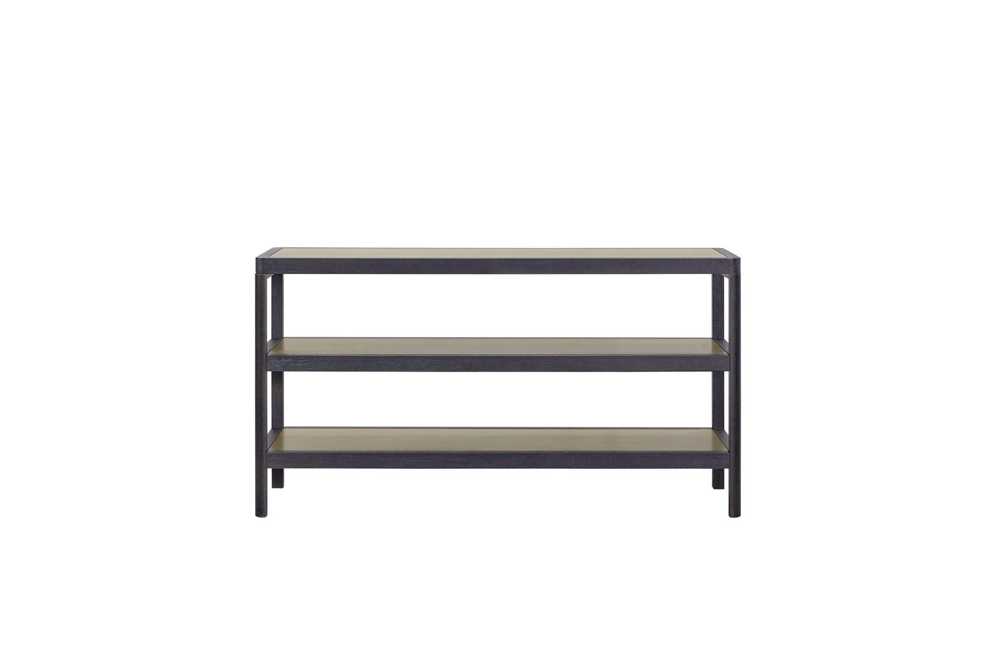 Elure - Channel Console Table - Peppercorn