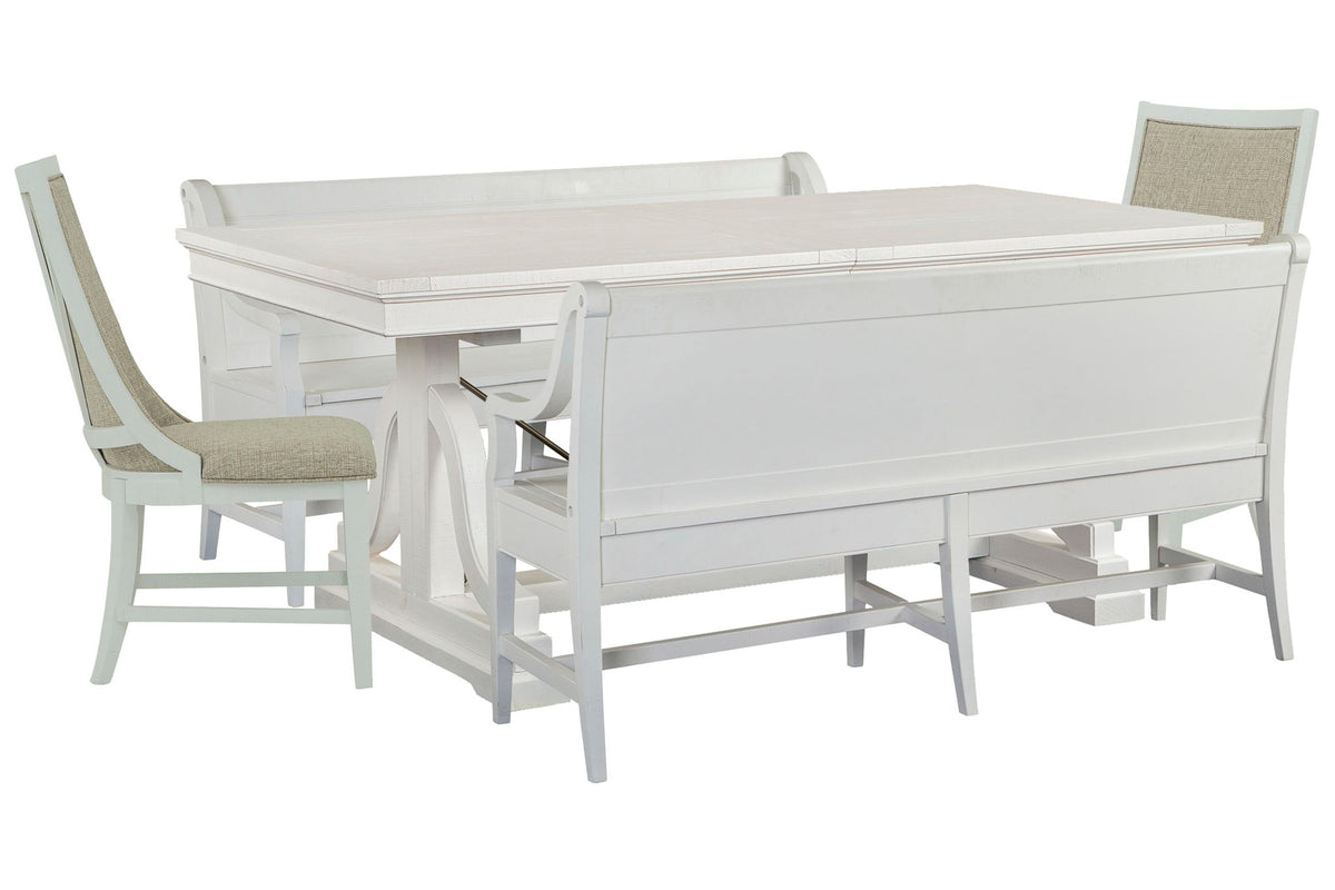 Heron Cove - Extendable Trestle Dining Table Set