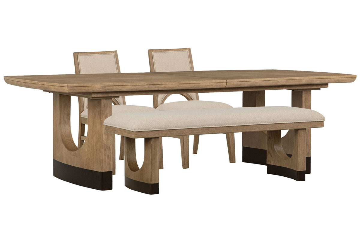 Tristan - Extendable Trestle Dining Table Set