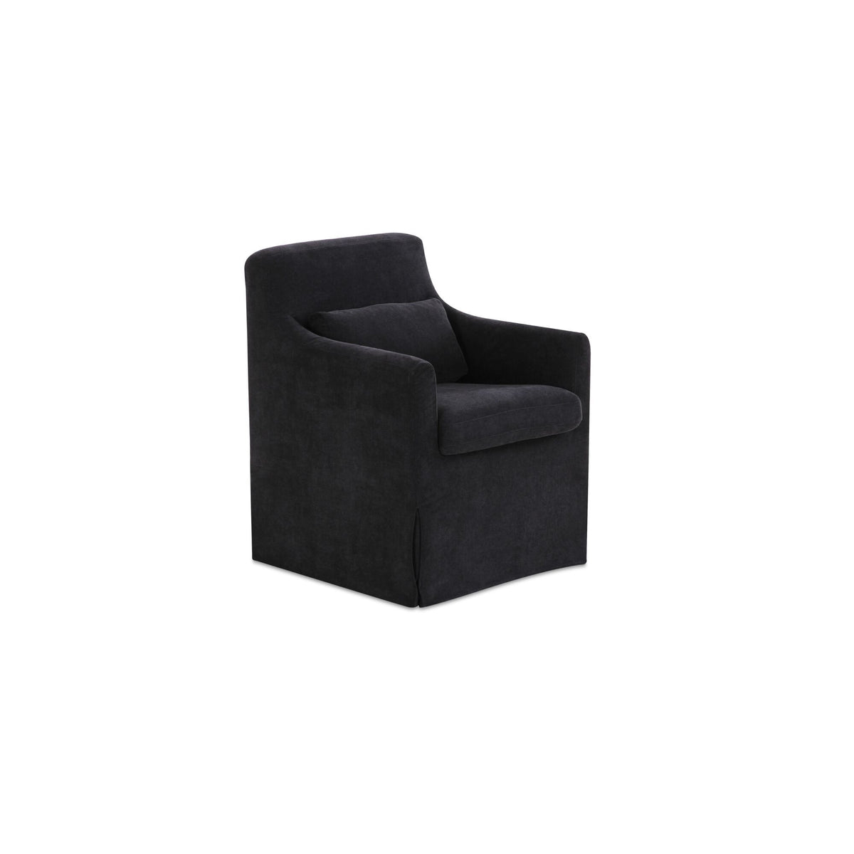 Lydia - Slipcover Dining Chair - Black