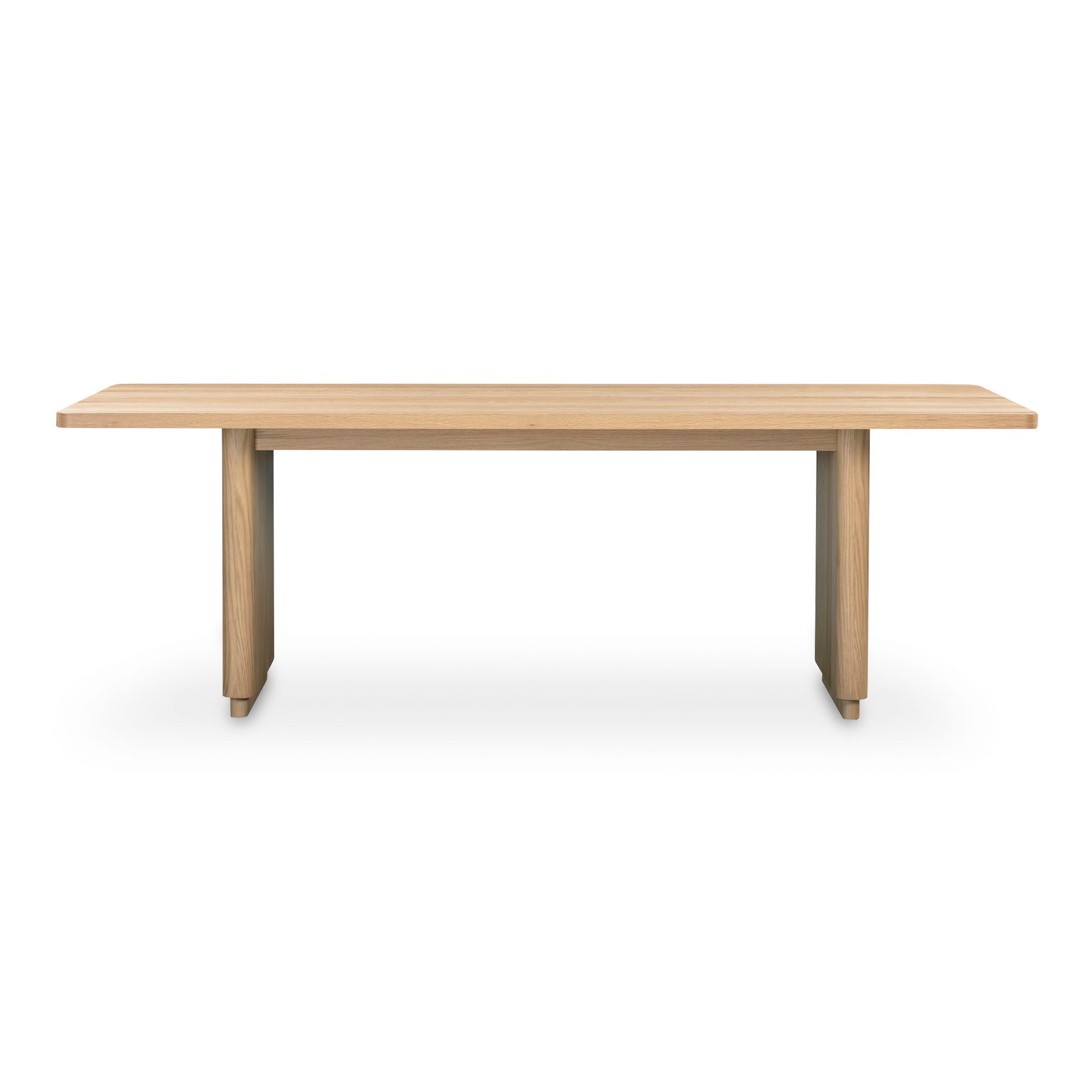 Round Off - Small Oak Dining Table - Light Brown