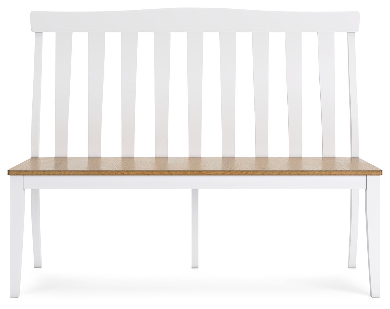 Ashbryn - Double Dining Chair - White / Natural