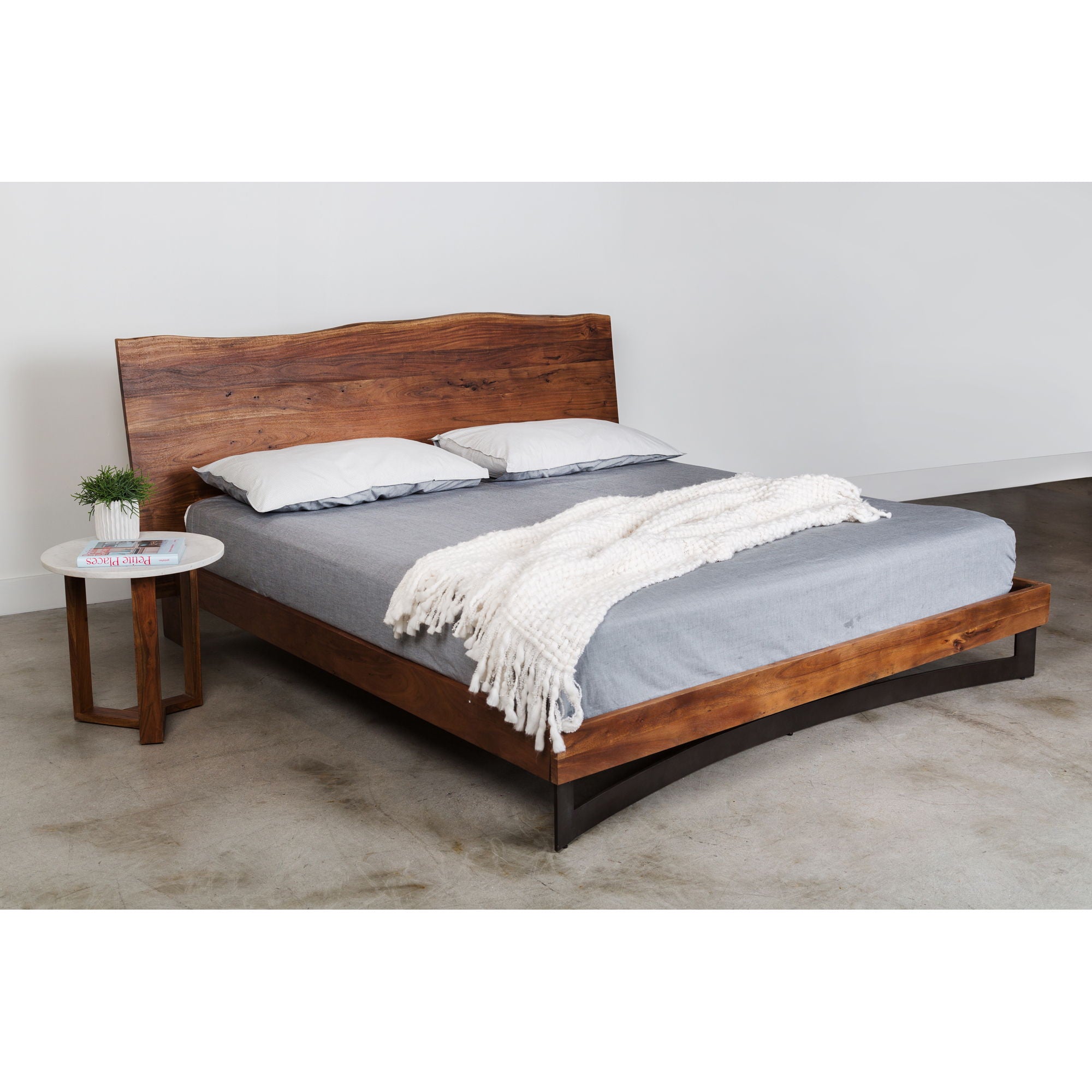 Bent - King Size Bed - Smoked