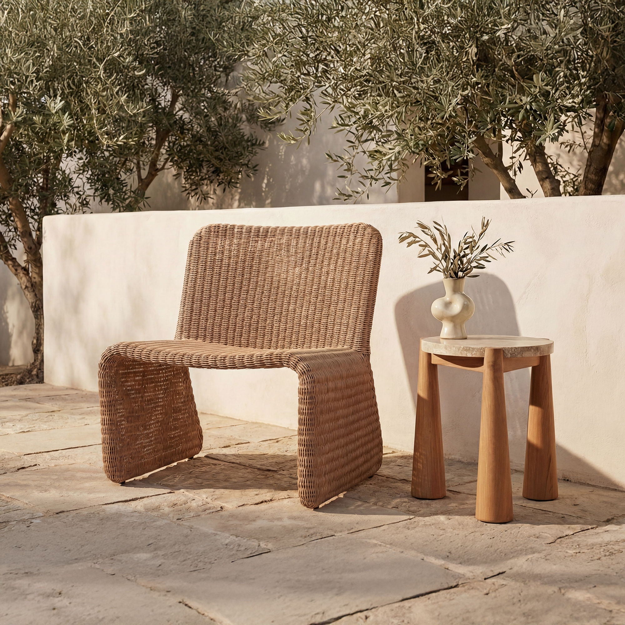 Ella - Outdoor Accent Chair - Natural