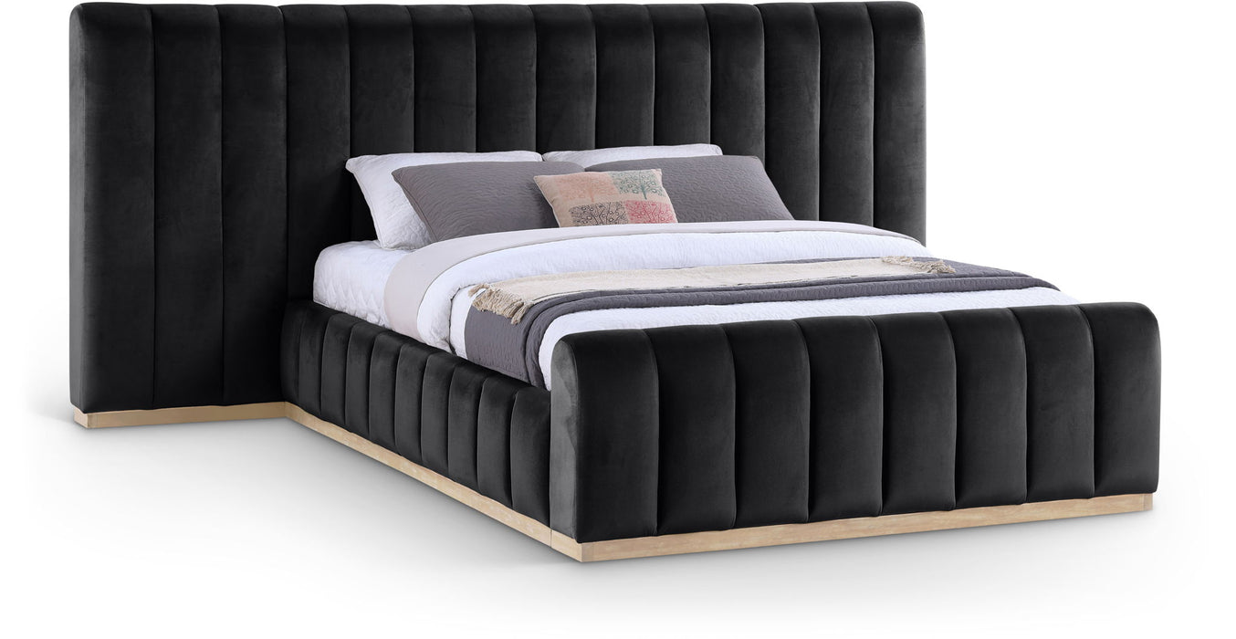 Amara - Velvet Upholstered Bed