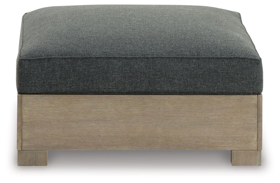 Citrine Park - Ottoman With Cushion - Brown
