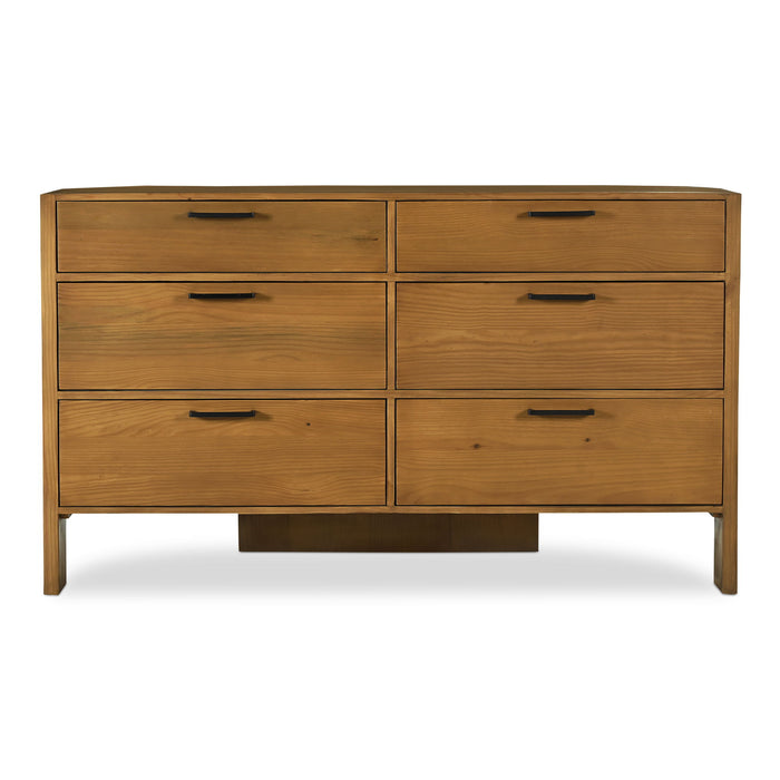 Lachlan - 6 Drawer Dresser - Brown