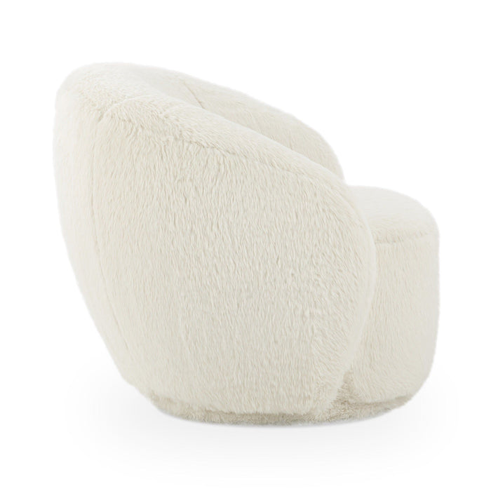Adley - Plush Swivel Accent Chair