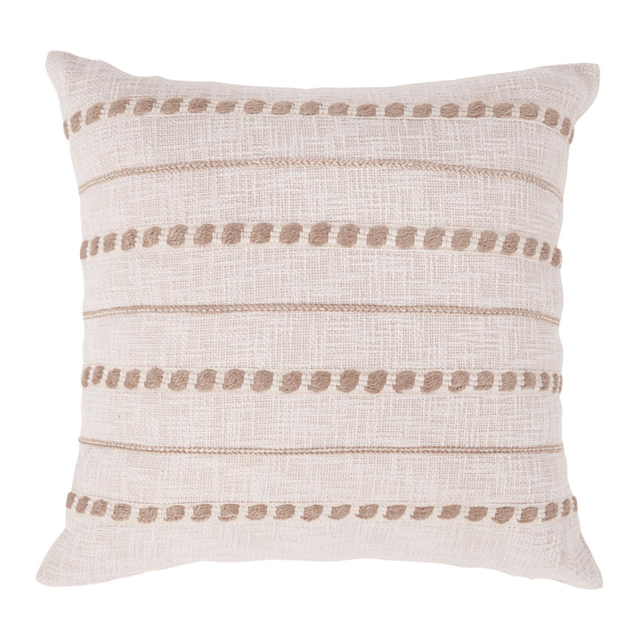 Melange - ML Lago Pillow - Ivory/Natural