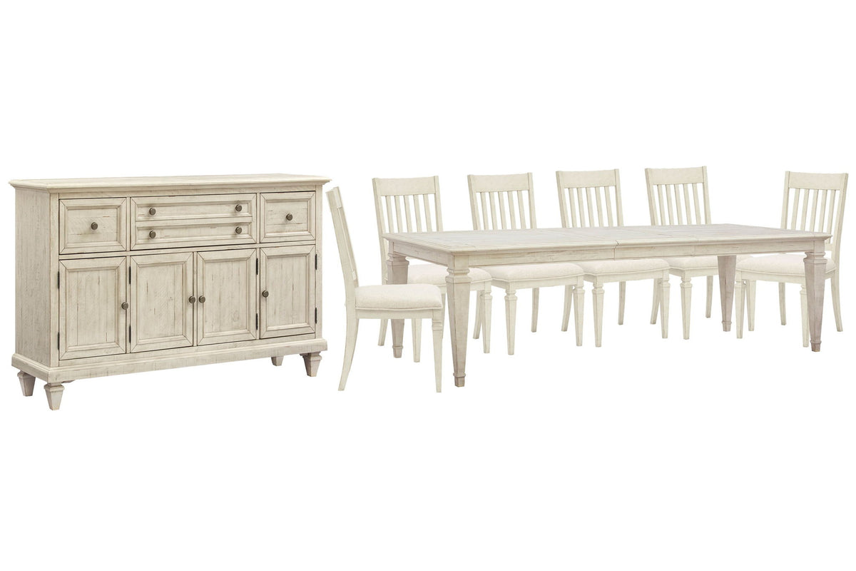 Newport - 8 Piece Extendable Rectangular Dining Table Set