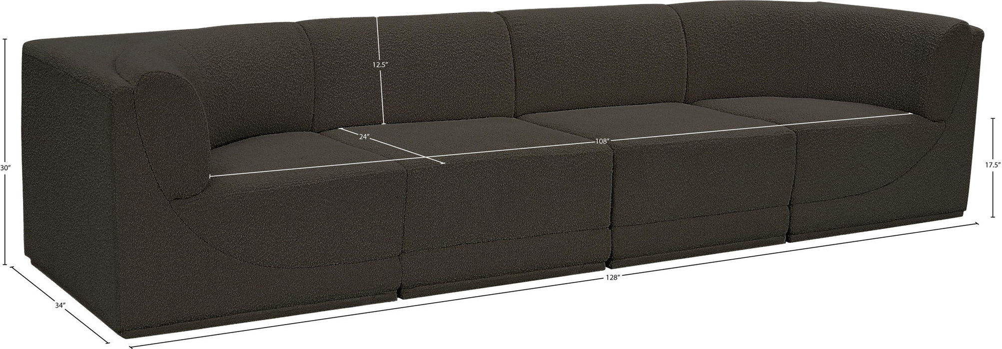 Ollie - 4 Seat Modular Sofa