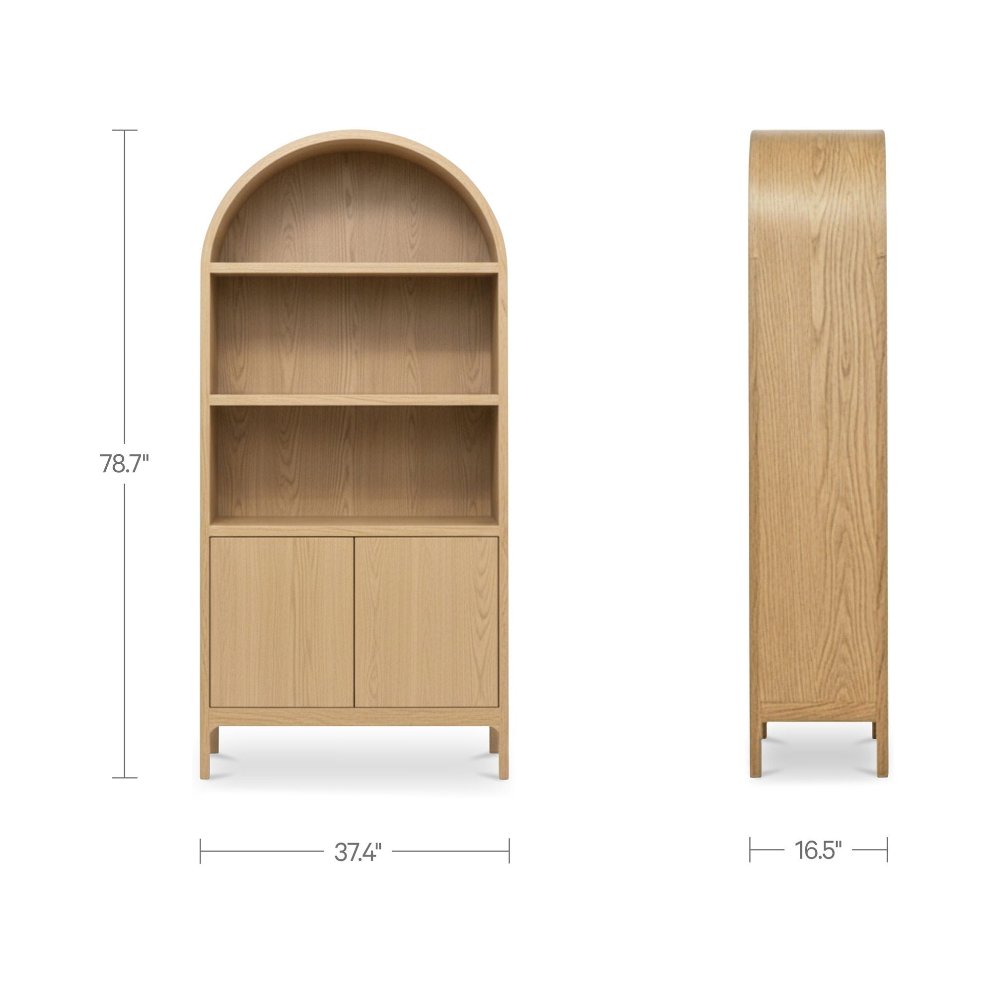 Wilde - Display Cabinet - Natural