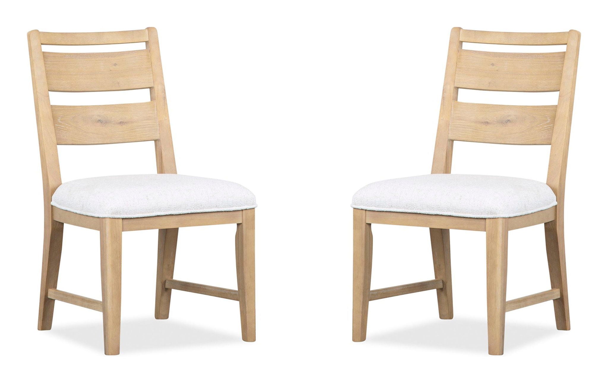 Somerset - Dining Side Chair With Upholstered Seat (Set of 2) - Butternut and Omari Natural
