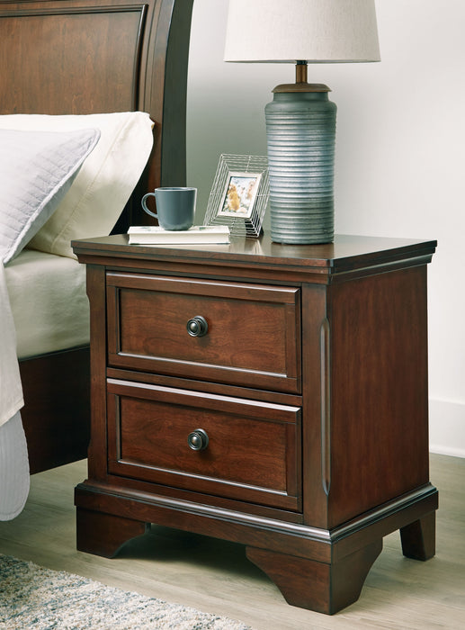 Trellington - Two Drawer Night Stand - Brown