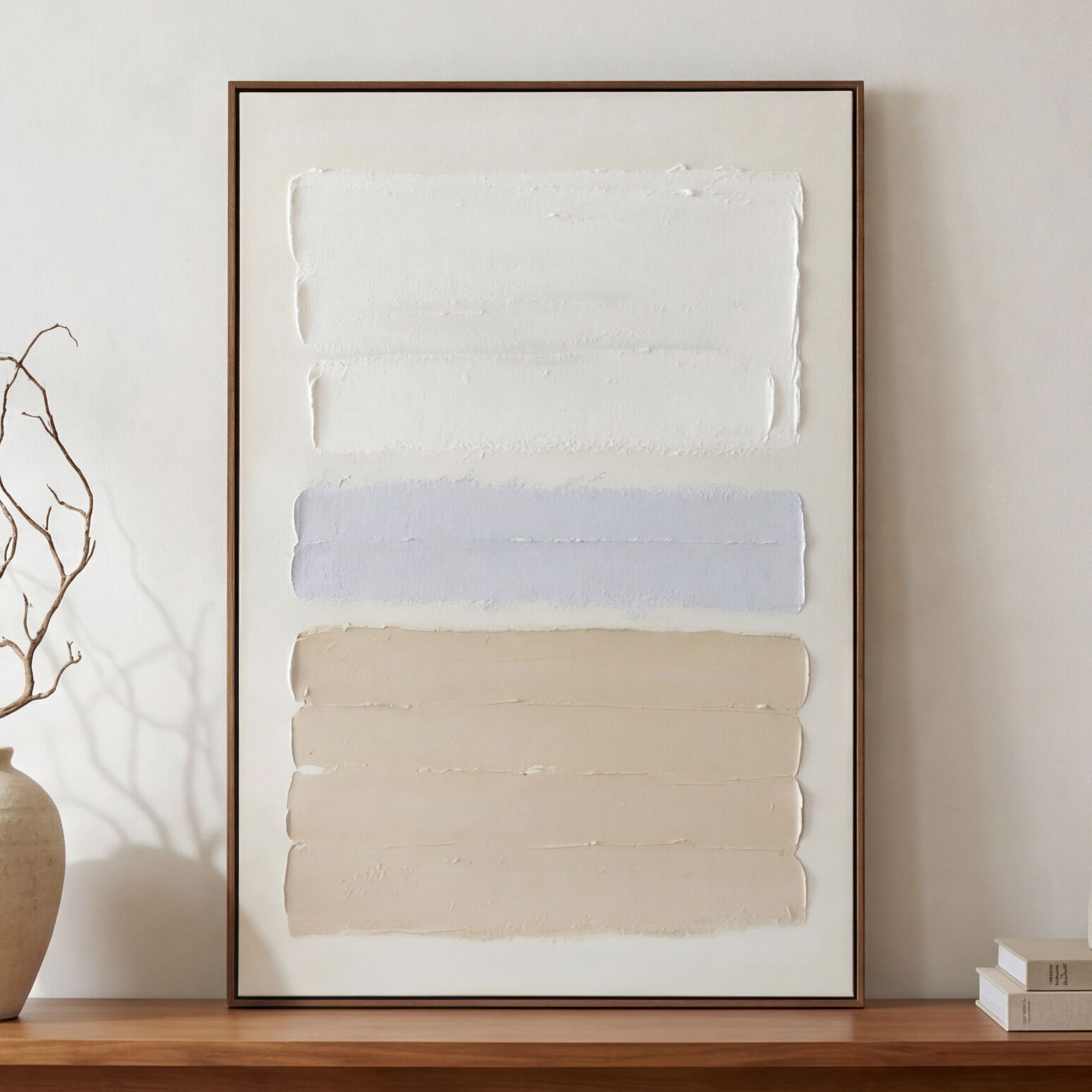 Aire - Framed Painting - Multicolor