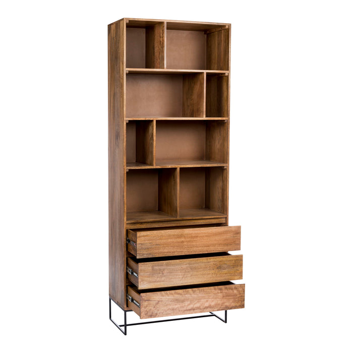 Colvin - Shelf With Drawers - Natural