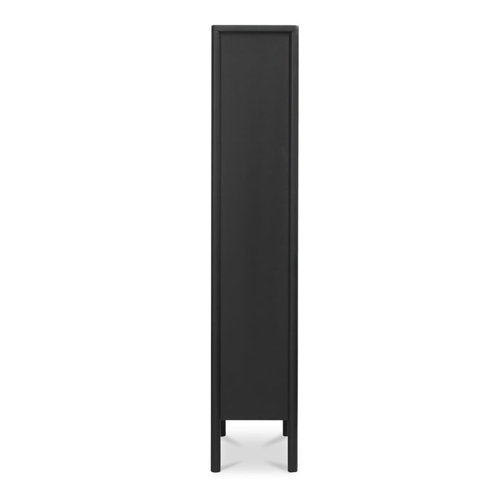 Hannah - Tall Display Cabinet - Black