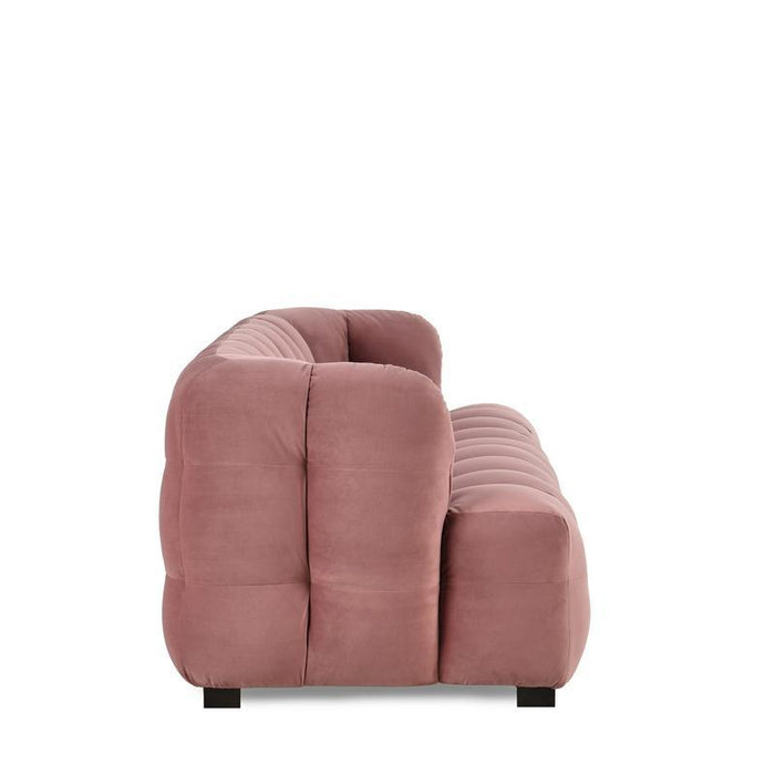 Petra - Velvet Sofa - Blush