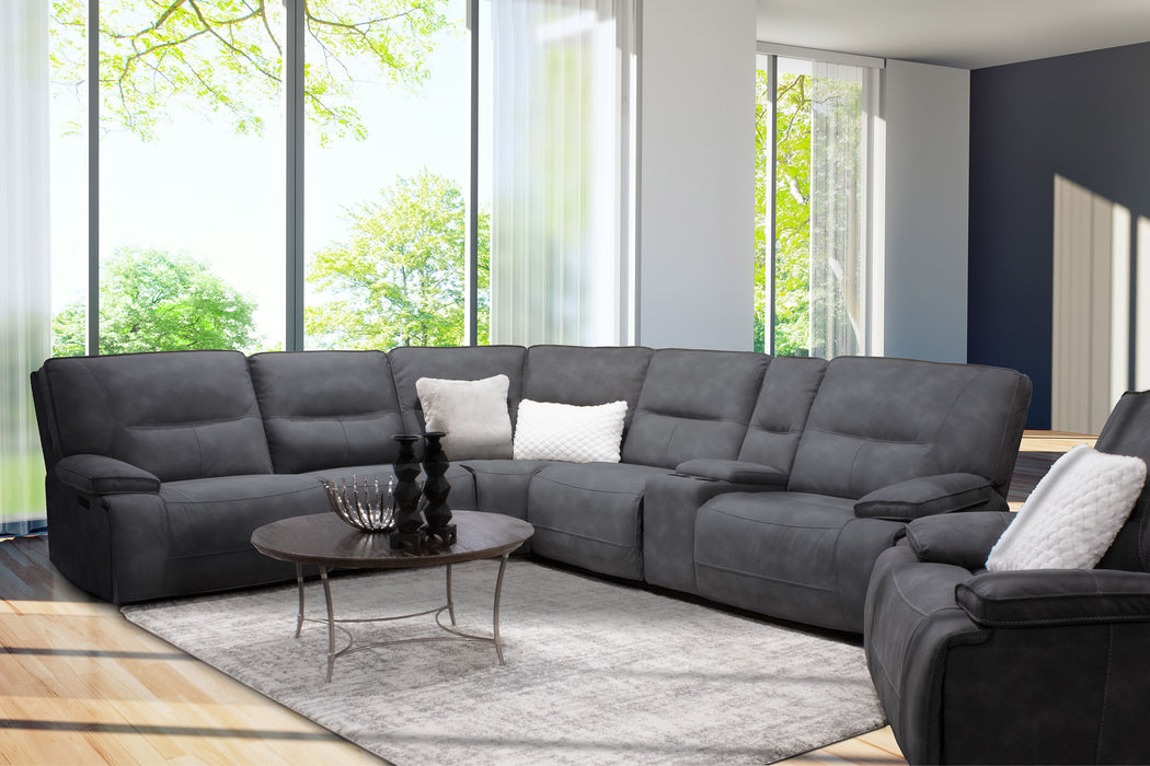 Gladiator - 6 Piece Modular Power Reclining Sectional