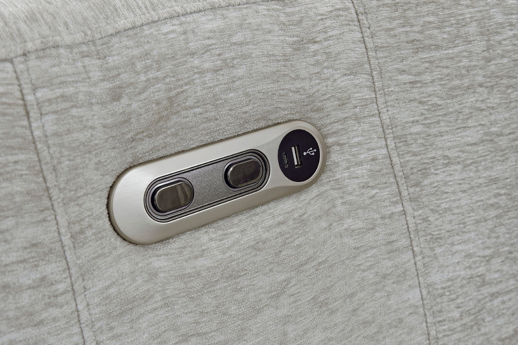 Radius - Power Reclining Sofa - Mineral