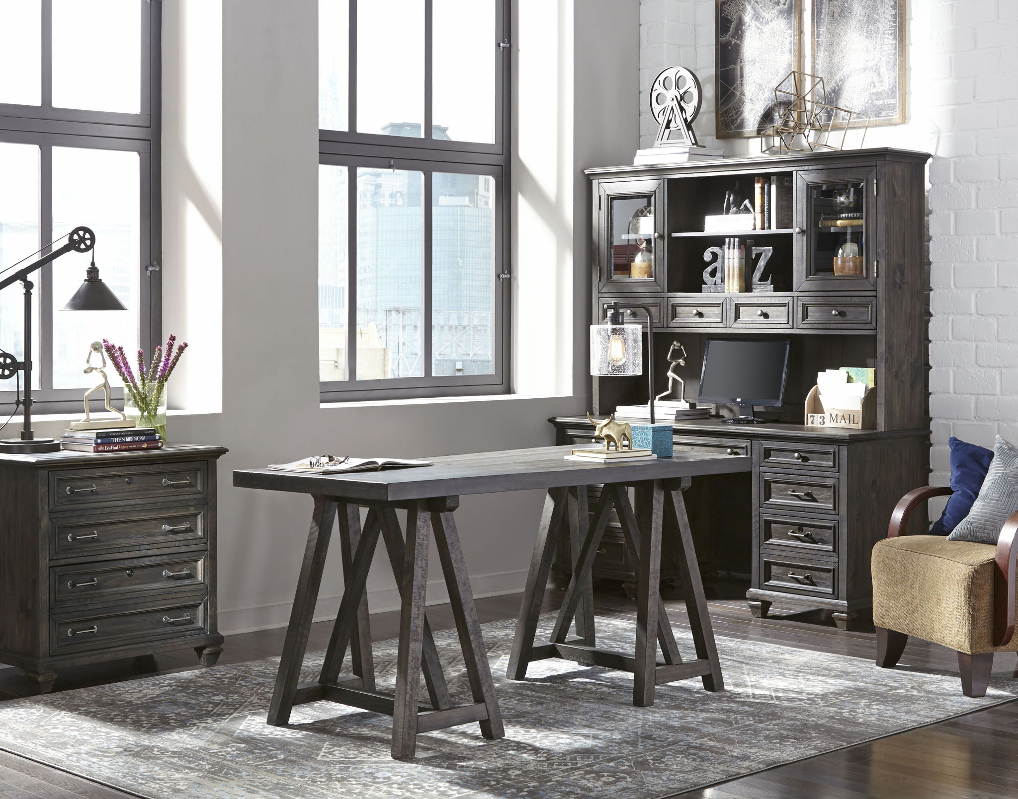 Sutton Place - Desk - Weathered Charcoal