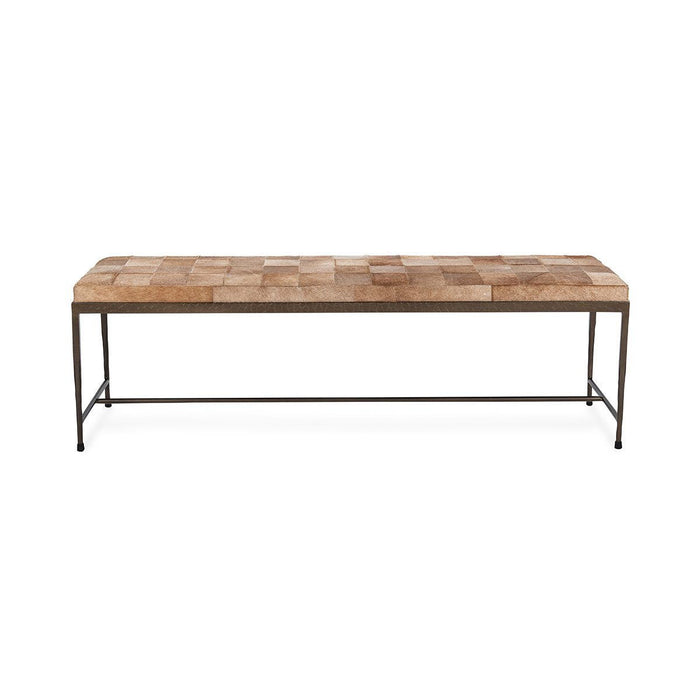 Achen - Hide 60" Bench