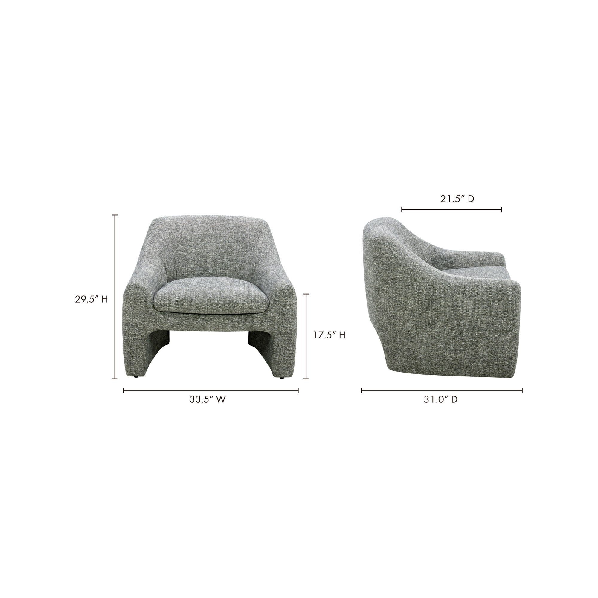 Kenzie - Accent Chair - Slated Moss