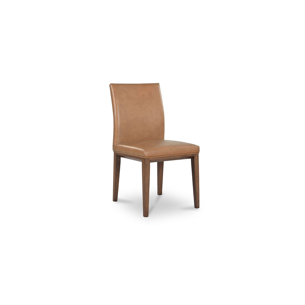 Frankie - Dining Chair Leather (Set of 2) - Tan / Brown