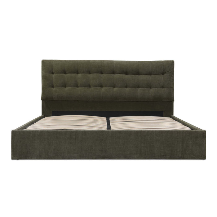 Sebastion - King Storage Bed - Green