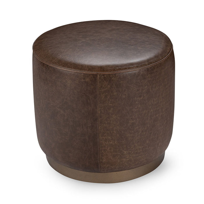 Clair - Leather Round Table