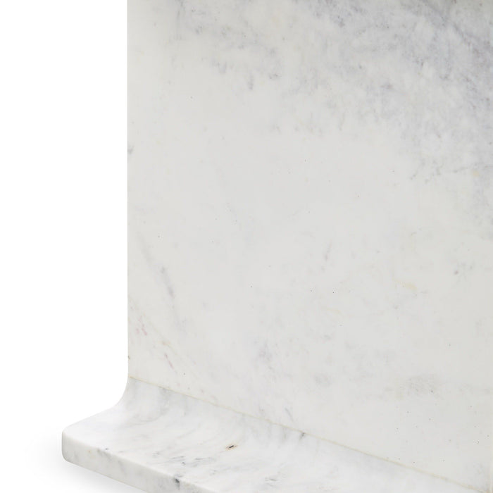 Delaney - Marble Rectangle Accent Table
