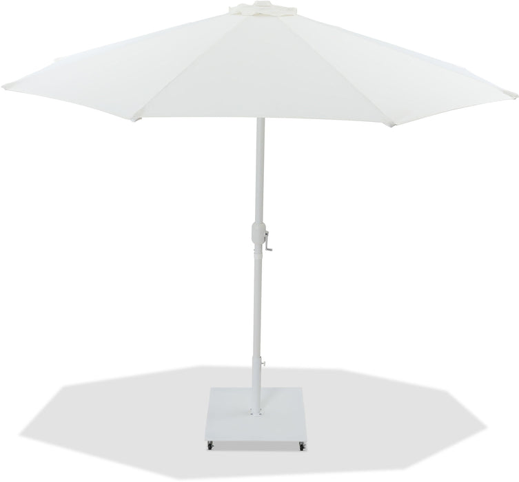 Fiji - Aluminum Patio Umbrella With Square White Base