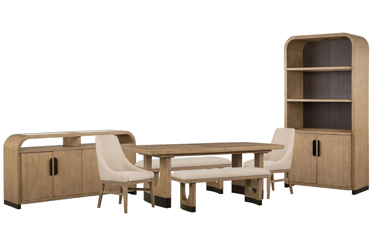 Tristan - Extendable Trestle Dining Table Set